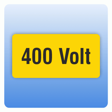 Aufkleber 400 Volt