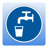 Gebotsschild Trinkwasser