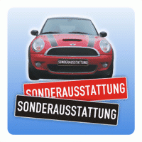 Kennzeicheneinleger "Sonderausstattung"