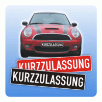 Kennzeicheneinleger "Kurzzulassung"