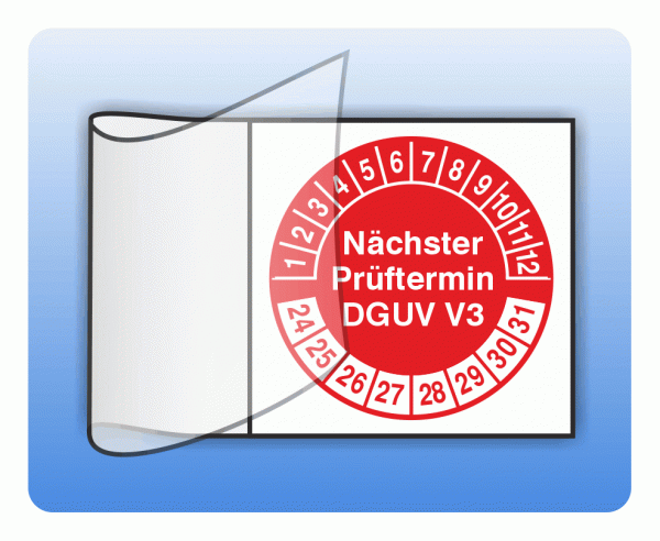 Kabelprüfplakette Nächster Prüftermin DGUV V3