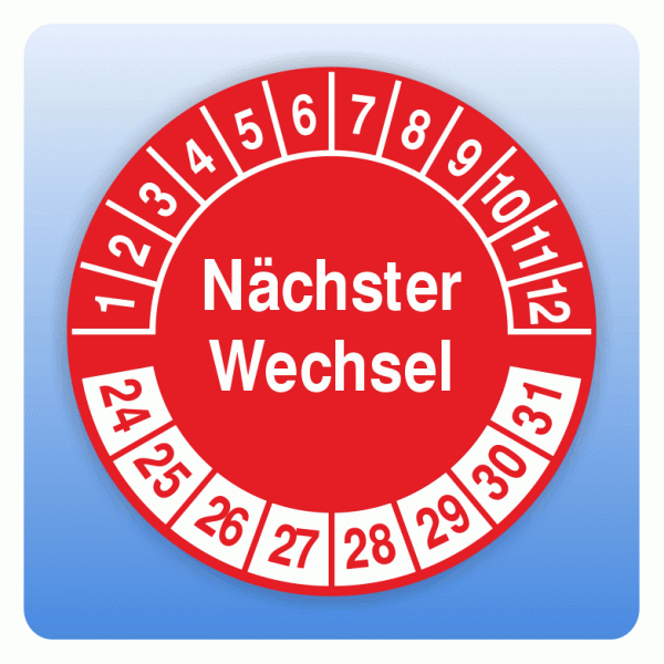 Prüfplakette nächster Wechsel