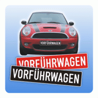 Kennzeicheneinleger "Vorführwagen"