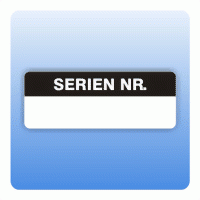 Qualitätssicherung Aufkleber "Serien Nr." 15x40 mm in schwarz