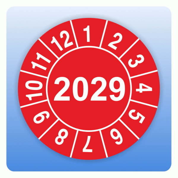 Prüfplakette 2029