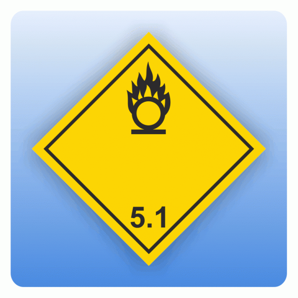 ADR Kennzeichen Gefahrgutklasse 5.1