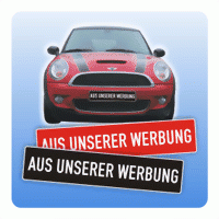 Kennzeicheneinleger "Aus unserer Werbung"