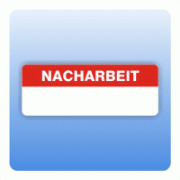 Qualitätssicherung Aufkleber "Nacharbeit" 15x40 mm in rot