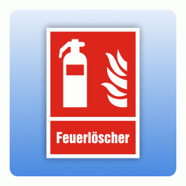 Brandschutzzeichen Feuerlöscher