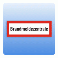 Feuerwehrzeichen Brandmeldezentrale nach DIN 4066