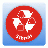 Wertstoffzeichen Recycling Schrott