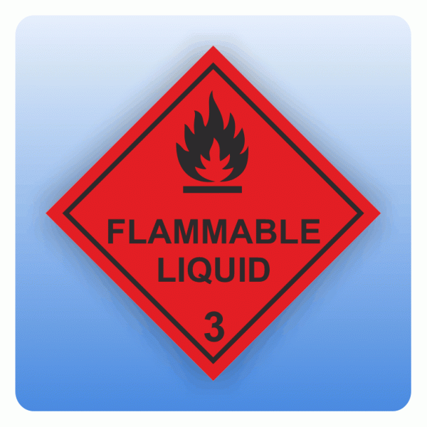 ADR Kennzeichen Gefahrgutklasse 3 Flammable Liquid