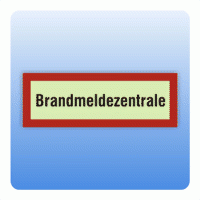 Feuerwehrzeichen Brandmeldezentrale nach DIN 4066