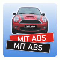 Kennzeicheneinleger "Mit ABS"