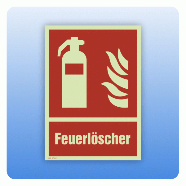 Brandschutzzeichen Feuerlöscher