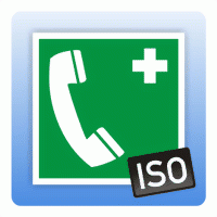Rettungszeichen Notruftelefon ISO 7010