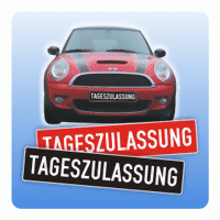 Kennzeicheneinleger "Tageszulassung"