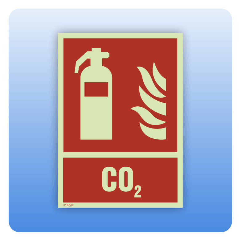 CO2-Feuerlöscher - Brandschutzzeichen-Kombi kaufen