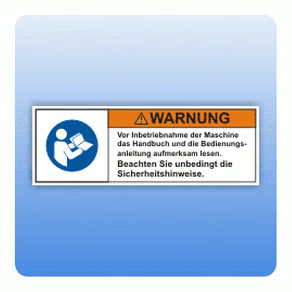 Sicherheitszeichen Sicherheitshinweise Beachten (ISO 3864-2) Aufkleber ...