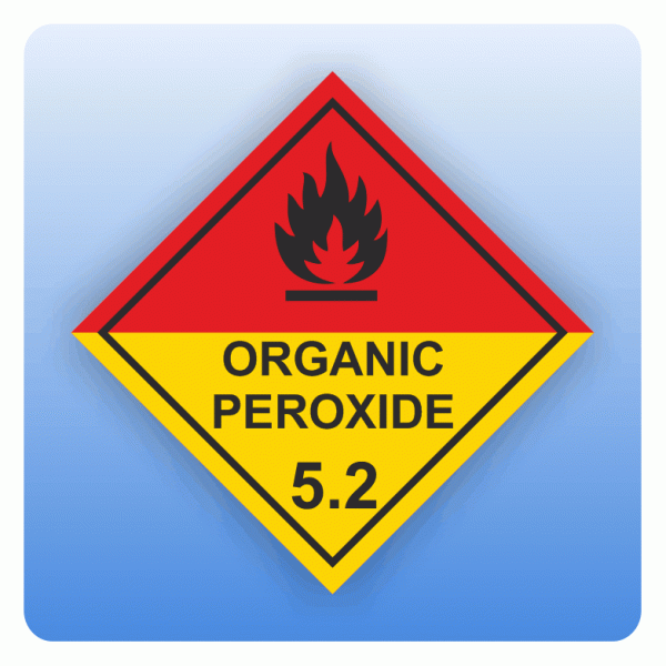 ADR Kennzeichen Gefahrgutklasse 5.2 Organic Peroxide