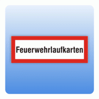 Feuerwehrzeichen Feuerwehrlaufkarten nach DIN 4066