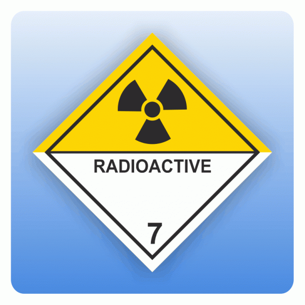 ADR Kennzeichen Gefahrgutklasse 7 Radioactive