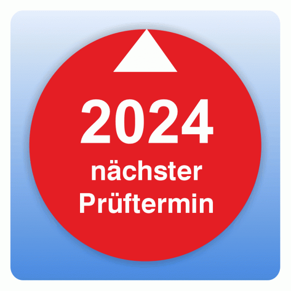 Prüfplakette 2024_Nächste Prüfung m. Pfeil auf Monat