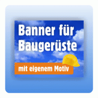 Banner für Baugerüste mit eigenem Motiv 2500 x 2060 mm