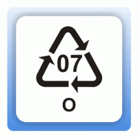 Recycling Code 07 O (Other) Aufkleber