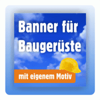 Banner für Baugerüste mit eigenem Motiv 2000 x 2060 mm