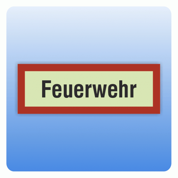 Feuerwehrzeichen Feuerwehr nach DIN 4066