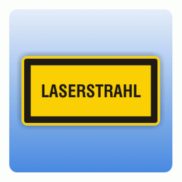 Laserkennzeichen Laserstrahl