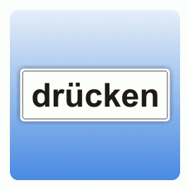 Türaufkleber drücken