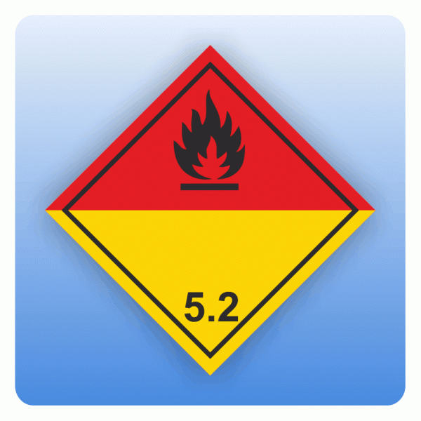 ADR Kennzeichen Gefahrgutklasse 5.2