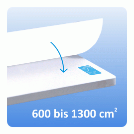 Antibakterielle Schutz-Folie (bis 600 - 1300 cm²)